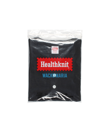 HEALTHKNIT / HENLEY NECK LONG SLEEVE T-SHIRT