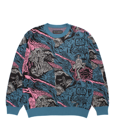 JACQUARD KNIT SWEATER