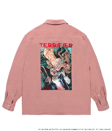 TERRIFIER / 50'S OPEN COLLAR SHIRT