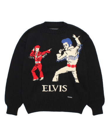 INTARSIA KNIT SWEATER