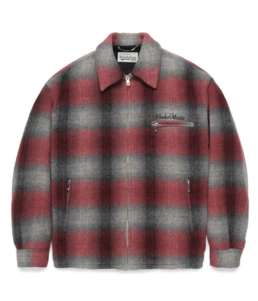 WOOL CHECK 50'S JACKET