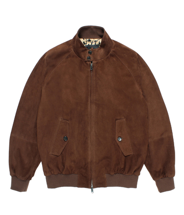 BARACUTA / G9 SUEDE LEATHER HARRINGTON JACKET