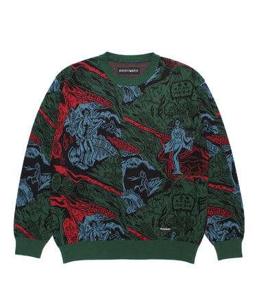 JACQUARD KNIT SWEATER