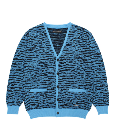 TIGER JACQUARD KNIT CARDIGAN