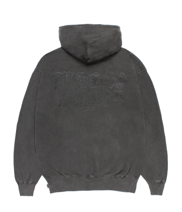 WASHED HEAVY WEIGHT HOODED SWEAT SHIRT
