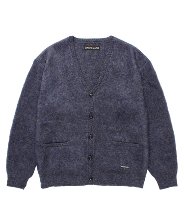 HEAVY MOHAIR KNIT CARDIGAN
