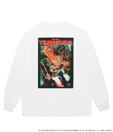 TERRIFIER / WASHED HEAVY WEIGHT LONG SLEEVE T-SHIRT