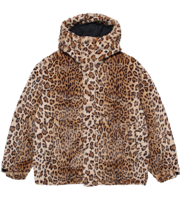 NANGA / LEOPARD FAUX FUR MOUNTAIN PARKA