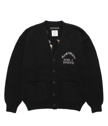 INTARSIA KNIT CARDIGAN