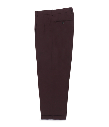 DORMEUIL / DOUBLE PLEATED TROUSERS