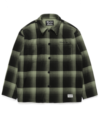 CHECK FLEECE SHIRT JACKET