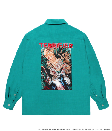 TERRIFIER / 50'S OPEN COLLAR SHIRT
