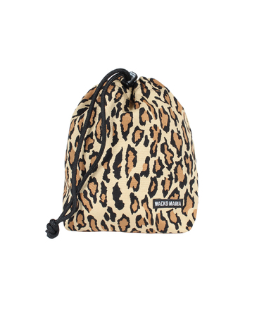 LEOPARD DRAWSTRING BAG