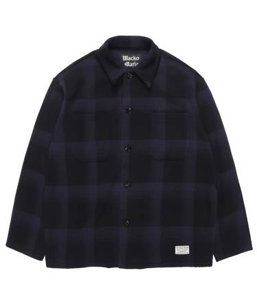 CHECK FLEECE SHIRT JACKET