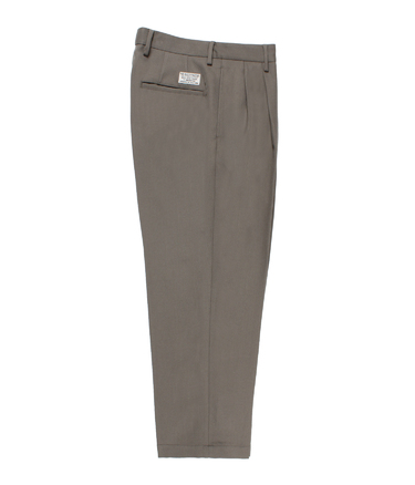 DOUBLE PLEATED WOOL TROUSERS