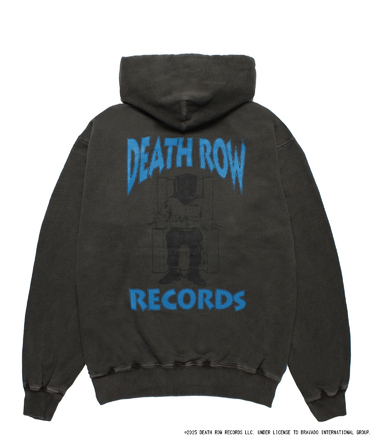 DEATH ROW RECORDS / GARMENT DYED HOODED SWEAT SHIRT