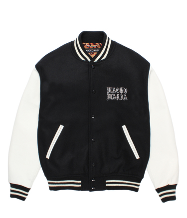 LEATHER VARSITY JACKET