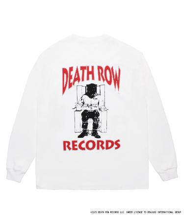 DEATH ROW RECORDS / WASHED HEAVY WEIGHT LONG SLEEVE T-SHIRT