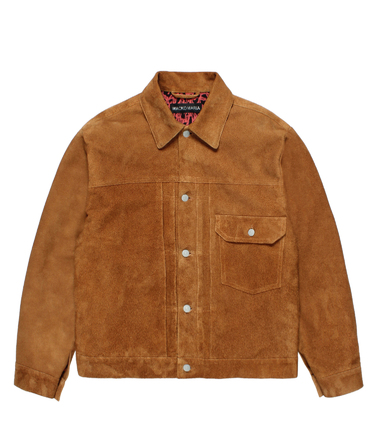 SUEDE LEATHER TRUCKER JACKET