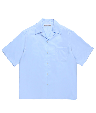 BEZ TEKSTIL / GINGHAM CHECK OPEN COLLAR SHIRT