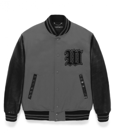 LEATHER VARSITY JACKET