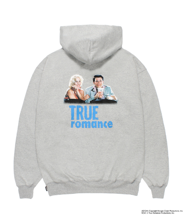 TRUE ROMANCE / WASHED HEAVY WEIGHT ZIP UP HOODED SWEAT SHIRT