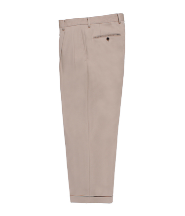 DORMEUIL / DOUBLE PLEATED TROUSERS