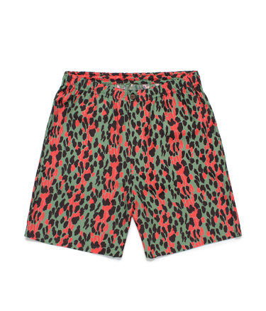 LEOPARD HAWAIIAN SHORTS