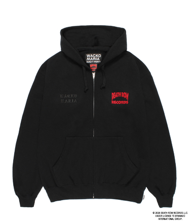 DEATH ROW RECORDS / HEAVY WEIGHT ZIP HOODED SWEAT SHIRT