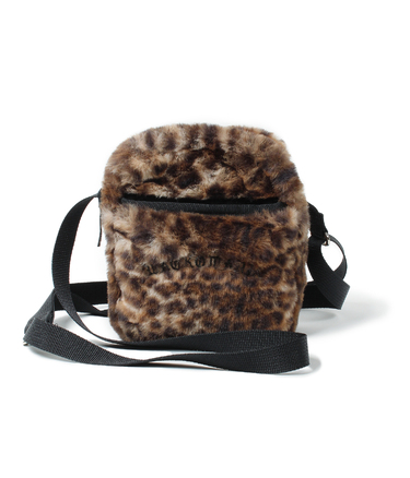 SPEAK EASY / LEOPARD FAUX FUR SHOULDER BAG