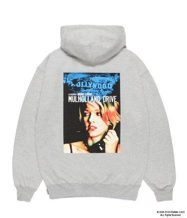 MULHOLLAND DRIVE / HEAVY WEIGHT ZIP HOODED SWEAT SHIRT