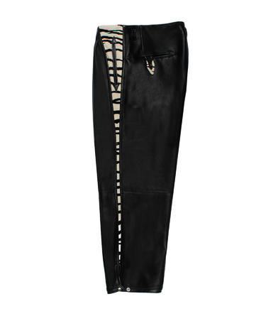 WOLF’S HEAD / LEATHER ROCKABILLY PANTS