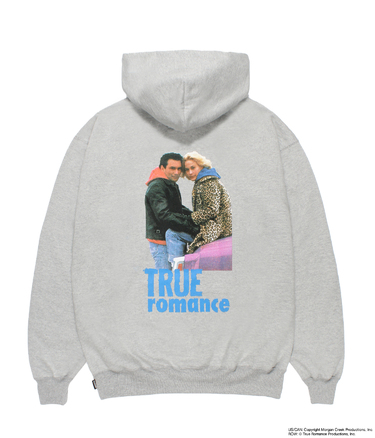 TRUE ROMANCE / WASHED HEAVY WEIGHT ZIP UP HOODED SWEAT SHIRT