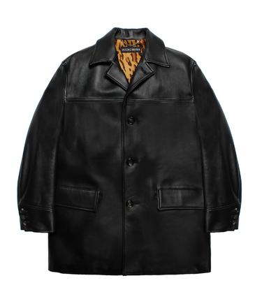 LEATHER CAR COAT