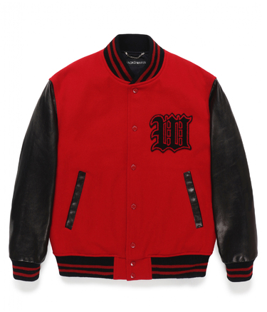 LEATHER VARSITY JACKET