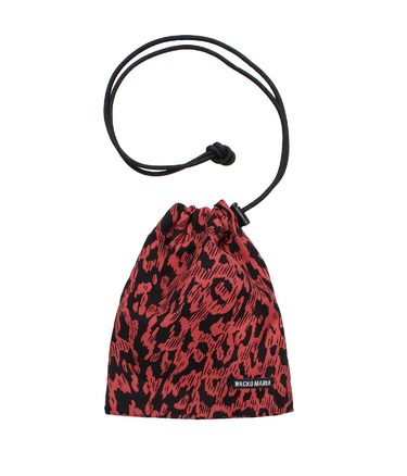 LEOPARD DRAWSTRING BAG