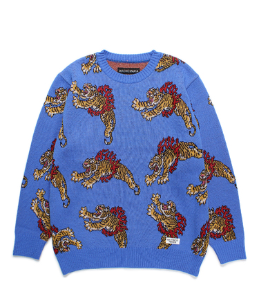 TIM LEHI / JACQUARD KNIT SWEATER