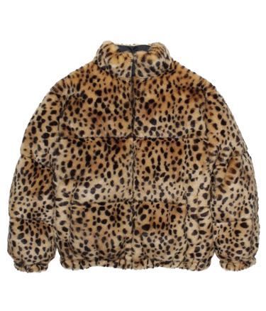 NANGA / LEOPARD FAUX FUR DOWN JACKET
