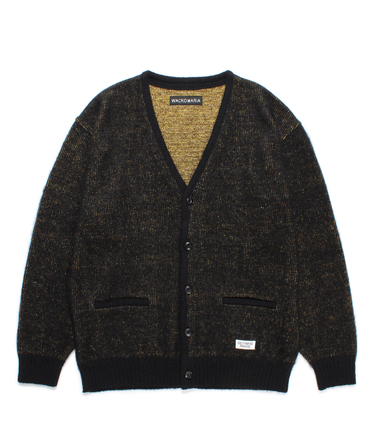 GLITTER MOHAIR KNIT CARDIGAN