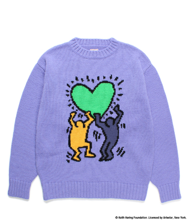 KEITH HARING / JACQUARD KNIT SWEATER