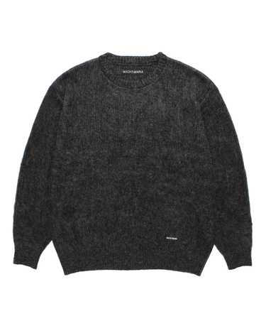 MULTI-COLOR MOHAIR KNIT SWEATER