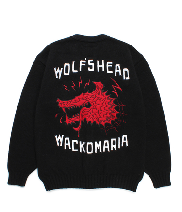 WOLF’S HEAD / KNIT CARDIGAN