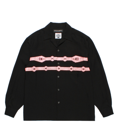 WOLF'S HEAD / 50'S OPEN COLLAR SHIRT