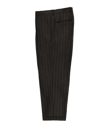 DORMEUIL / STRIPED PLEATED TROUSERS (TYPE-2)
