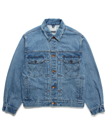 WRANGLER / WASHED DENIM TRUCKER JACKET