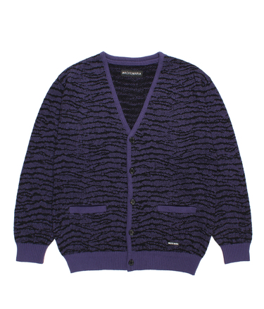 TIGER JACQUARD KNIT CARDIGAN
