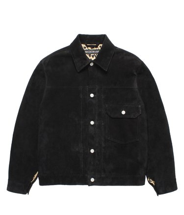 SUEDE LEATHER TRUCKER JACKET