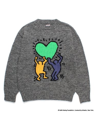 KEITH HARING / JACQUARD KNIT SWEATER