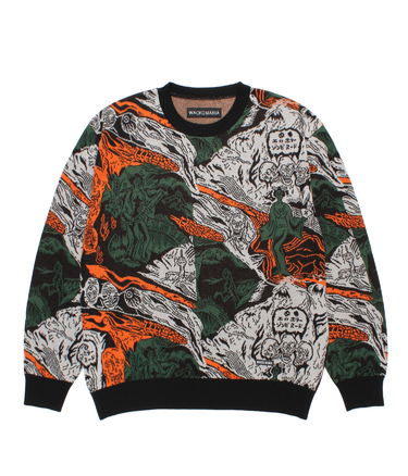 JACQUARD KNIT SWEATER