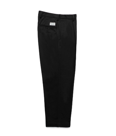 DOUBLE PLEATED CHINO TROUSERS